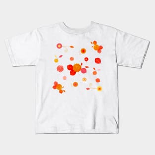 Colorful Floral Kids T-Shirt